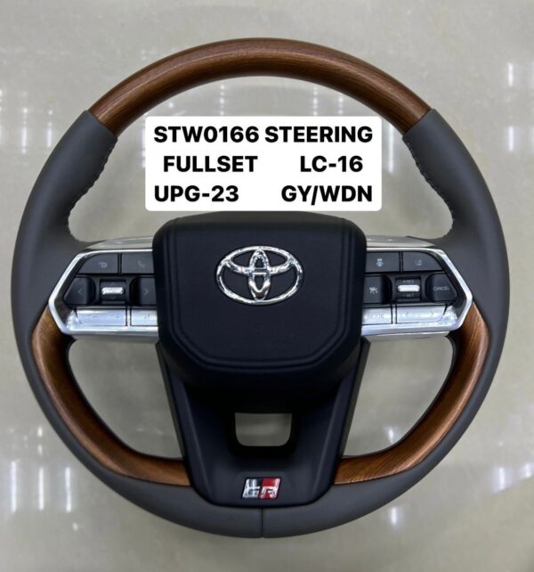 Toyota Land Cruiser 2016 Upgrade to 2023 Steering Wheel