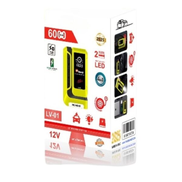 Car Jump Starter, Peak 6000MAH 12V Jump Starter Battery Pack, with USB Charge Output Port