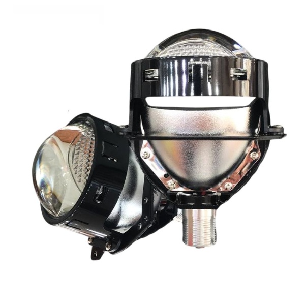 LumaBeam 2.5" Bi-LED Projector Lens – Dual-Color White/Yellow Headlight Upgrade for Precision Lighting