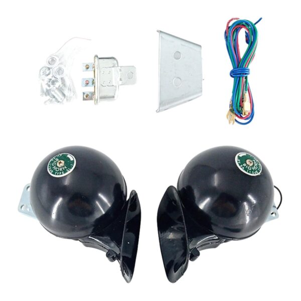 Thunder Snail 125dB Electric Horn – Super Loud Metal Car & Motorcycle Horn for Maximum Road Presence