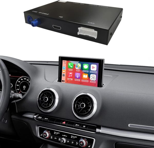 Audi A3 2013-2018 7" Screen MIB3 System CarPlay | Wireless Android Auto Upgrade Factory Screen Rear Camera