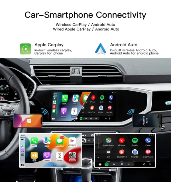Audi Q3 2019-2022 MIB3 System CarPlay | Wireless Android Interface Auto Screen