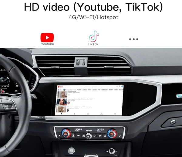 Audi Q3 2019-2022 MIB3 System CarPlay | Wireless Android Interface Auto Screen