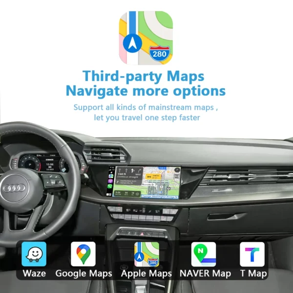 Audi A3 2021-2023 MIB3 System CarPlay | Wireless Android Auto Upgrade Factory Screen