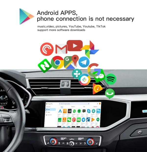 Audi Q3 2019-2022 MIB3 System CarPlay | Wireless Android Interface Auto Screen