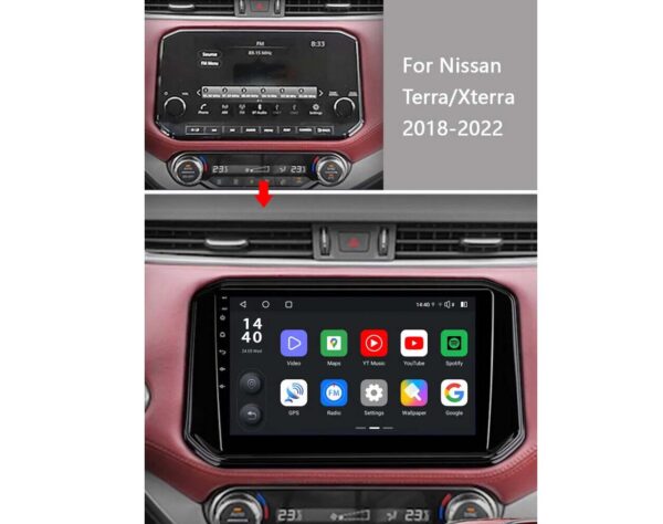 Android Monitor for Nissan Xterra 2018-2022 | 10 inch