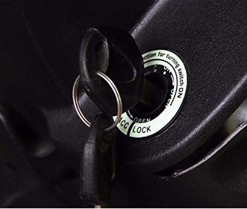 Luminous Alloy Car Ignition Switch Cover Auto Accessories Car Stickers For FJ Cruiser - Black