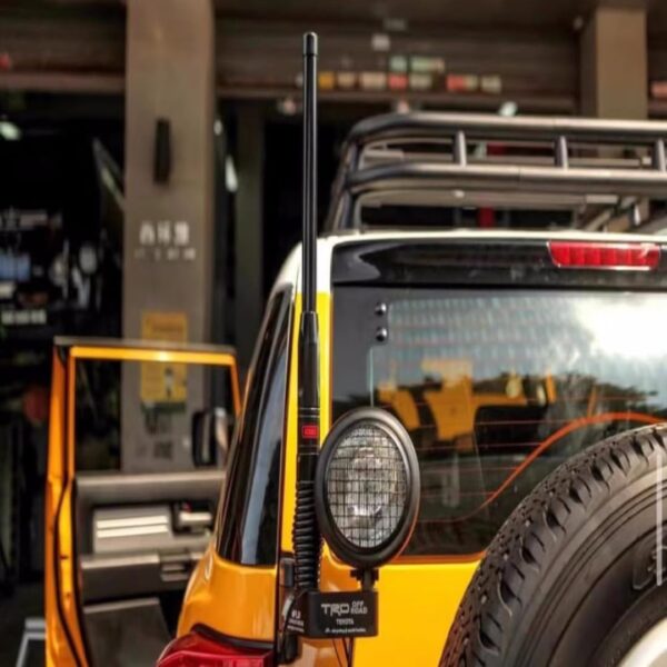 Fj Cruiser Flag Holder, Flag Pole Dual Holder, 2007-2023 Forged aluminum alloy antenna Spot Light bracket, Flag Mount