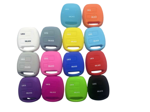 2 Buttons Silicone Case Cover Fob For FJ Cruiser