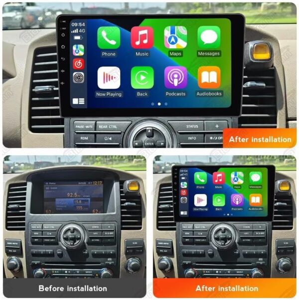 Nissan Pathfinder Android Head Unit QLED 9"Inch Display Car Radio with Bluetooth GPS Navigation System