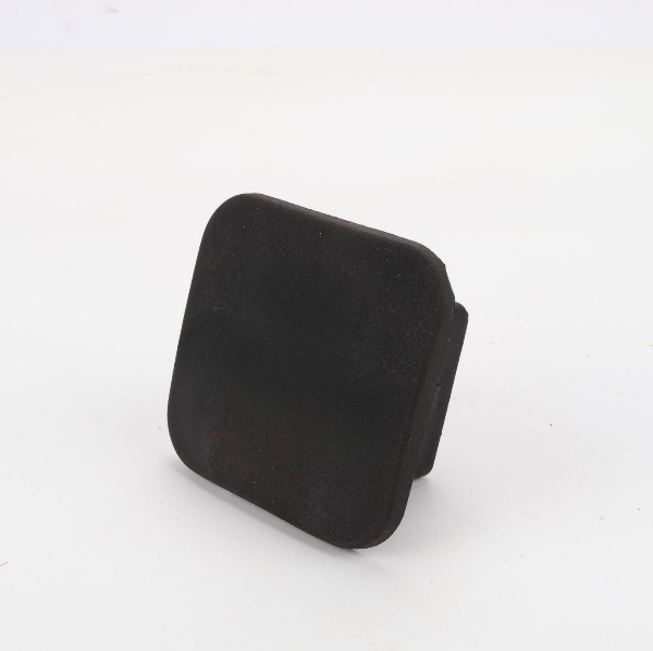 Rubber Trailer Hitch Waterproof Dust-Proof Square Port Protective Cover 2 Inch Tow Cap for FJ Cruiser