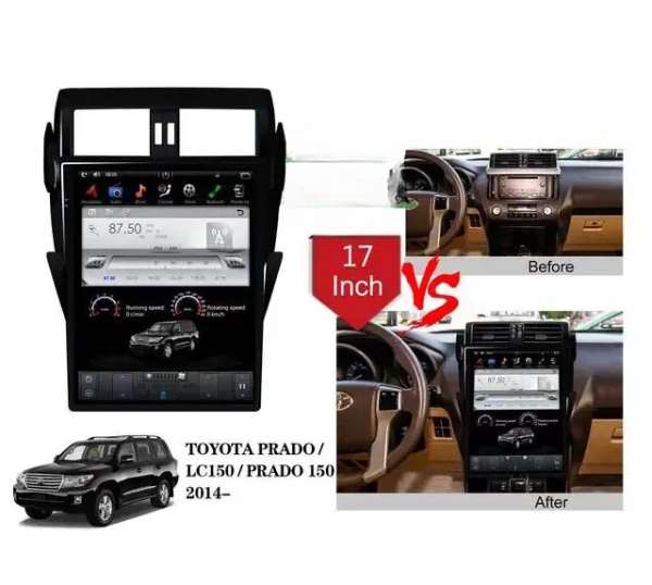 Android Monitor for Toyota Prado 2014-17 | 17"Inch