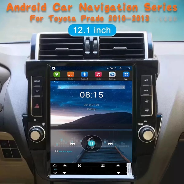 Android Monitor for Toyota Prado 2010-2013 | Tesla style