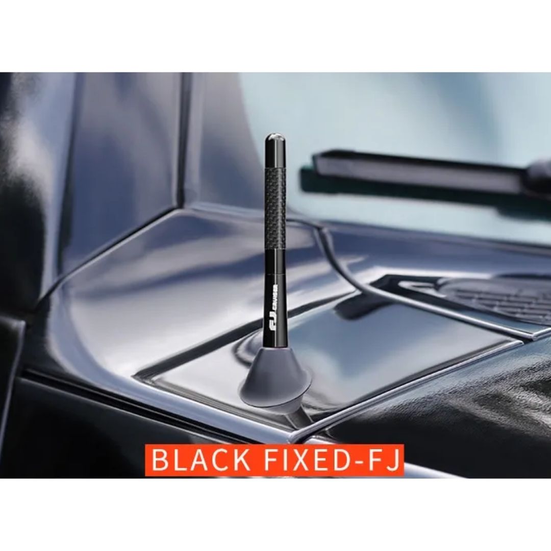 Modified Carbon fiber Antenna Compatible for FJ Cruiser 2006-2020 Metal Radio 5 Inches