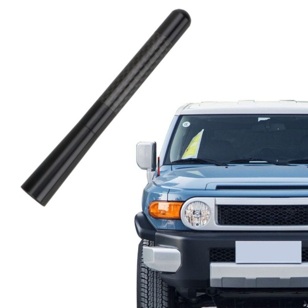 Modified Carbon fiber Antenna Compatible for FJ Cruiser 2006-2020 Metal Radio 5 Inches