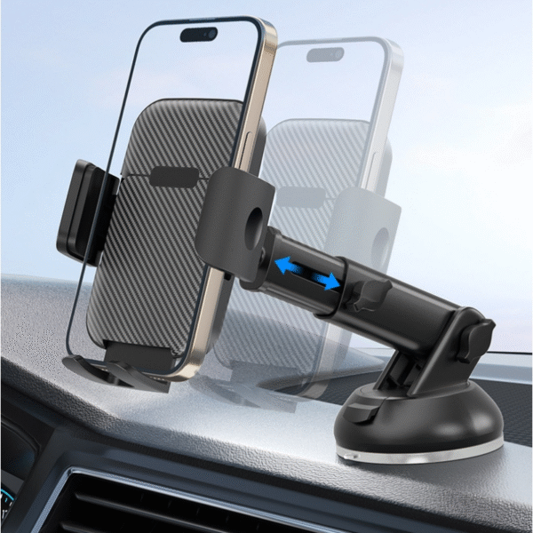 Car Mobile Phone Holder, Magnetic Universal Car Phone Navigation Mount for Windshield Dashboard, Hands Free Driving, Compatible with All Phone