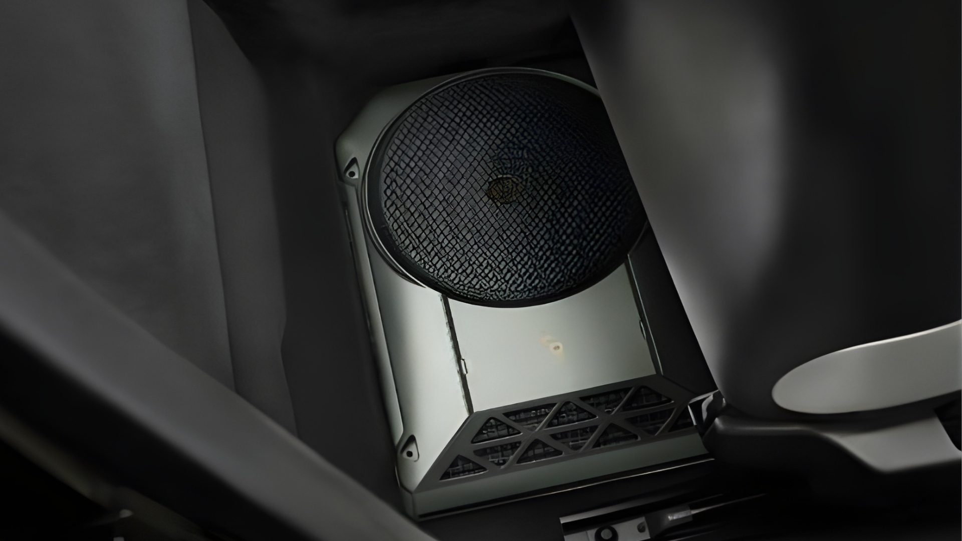 Under-Seat Slim Amplified Car Subwoofer