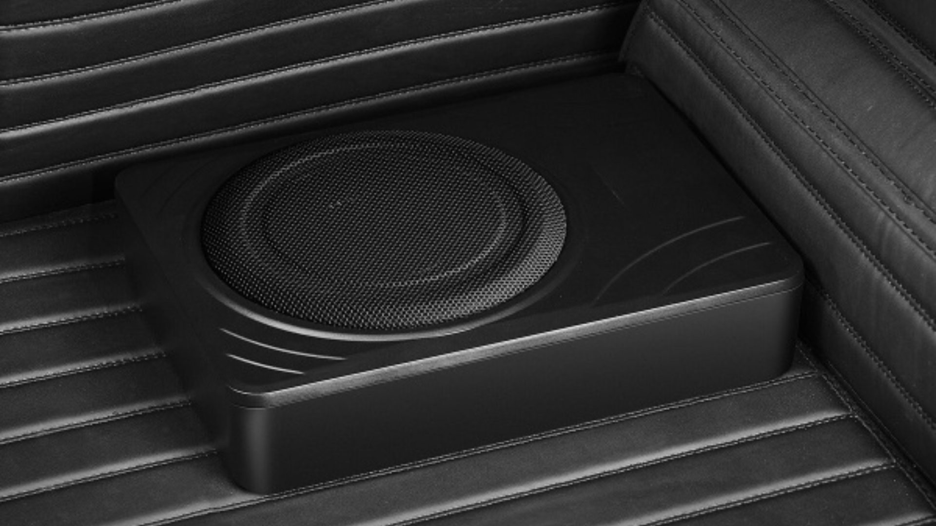 Under-Seat Slim Amplified Car Subwoofer