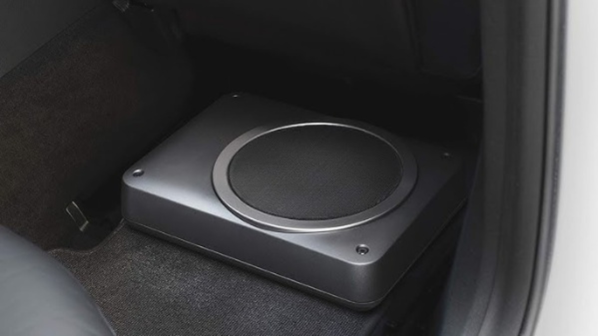 Under-Seat Slim Amplified Car Subwoofer
