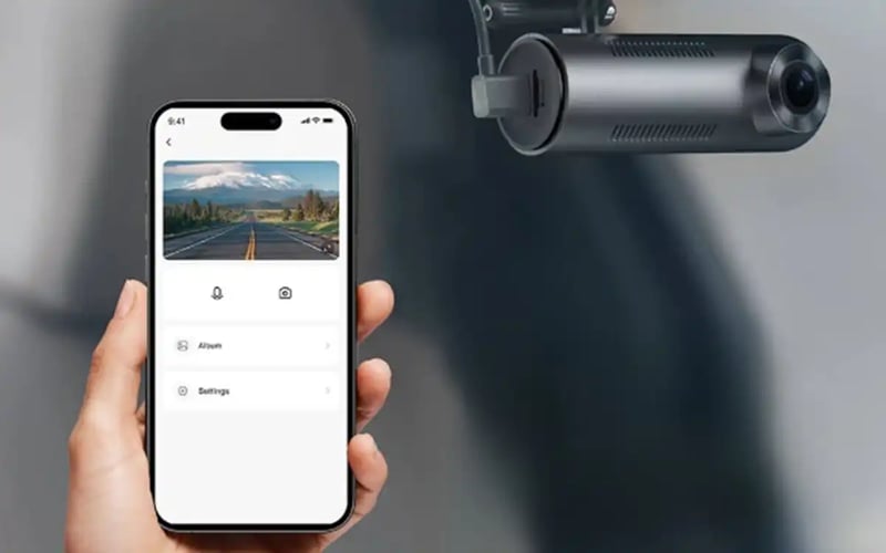 DashCam, 2K Resolution,4K Resolution,9.3-Inch Touchscreen Mirror Dash Cam with Dual Camera, WiFi & App (Single Front Camera) With Installation
