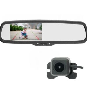 Rear View Mirror With Wide View Back up Full HD Camera for Cars